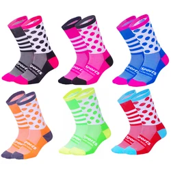 DH SPORTS New Professional Cycling Socks Men Women Protect Feet Breathable Sock Kids Outdoor Road Bike Socks Bicycle Accessories