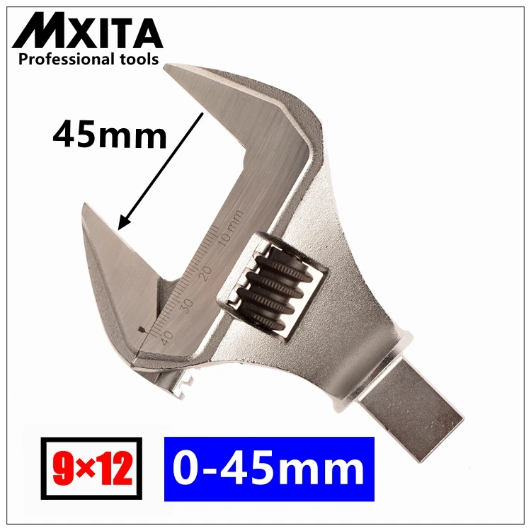 MXITA Adjustable Insert Ended  head Torque Wrench Interchangeable Torque Wrench  Hand Spanner