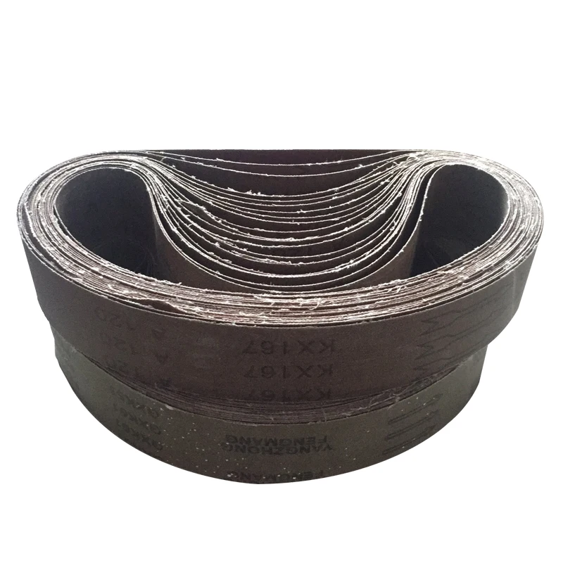 10pcs 686x50mm Sanding Belt 40-100 Grit for Sander Adapter Polishing Machine