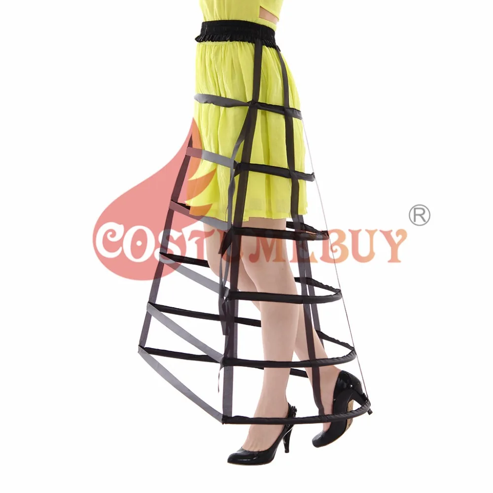 CostumeBuy Women's Rococo Rare Vintage Victorian Gothic Cage 6 Hoops Bird Cage Victorian Dress Skirt Bustle Petticoat Underskirt