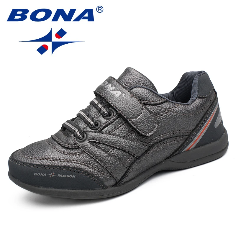 BONA nowy styl klasyczny dzieci obuwie Hook & Loop buty dla chłopców Outdoor Walking Jooging Sneakers wygodne bezpłatna wysyłka