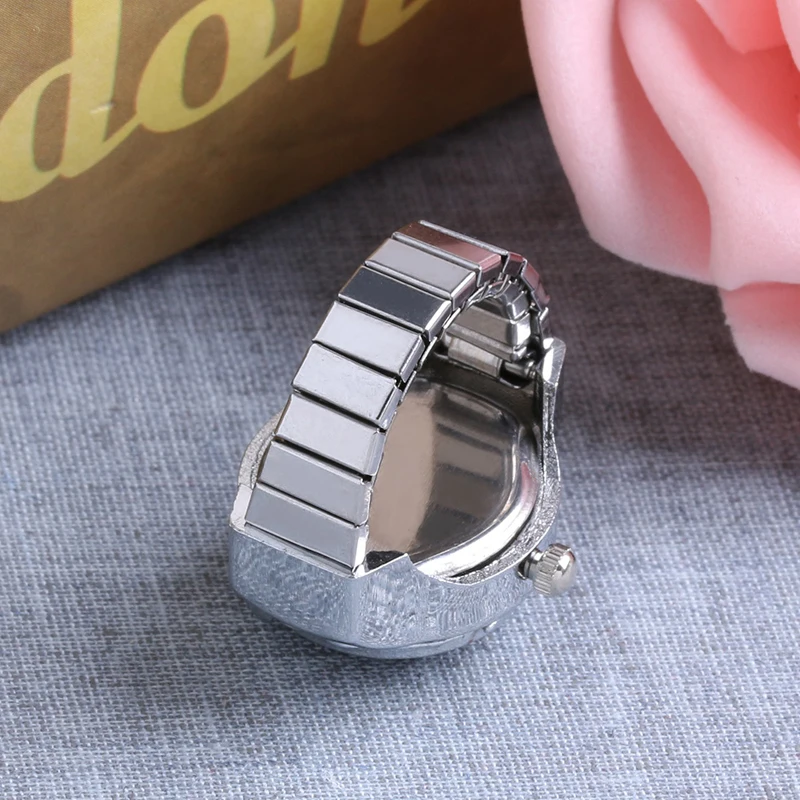 20mm Round Finger Ring Watch Jewelry Gift Modern Style