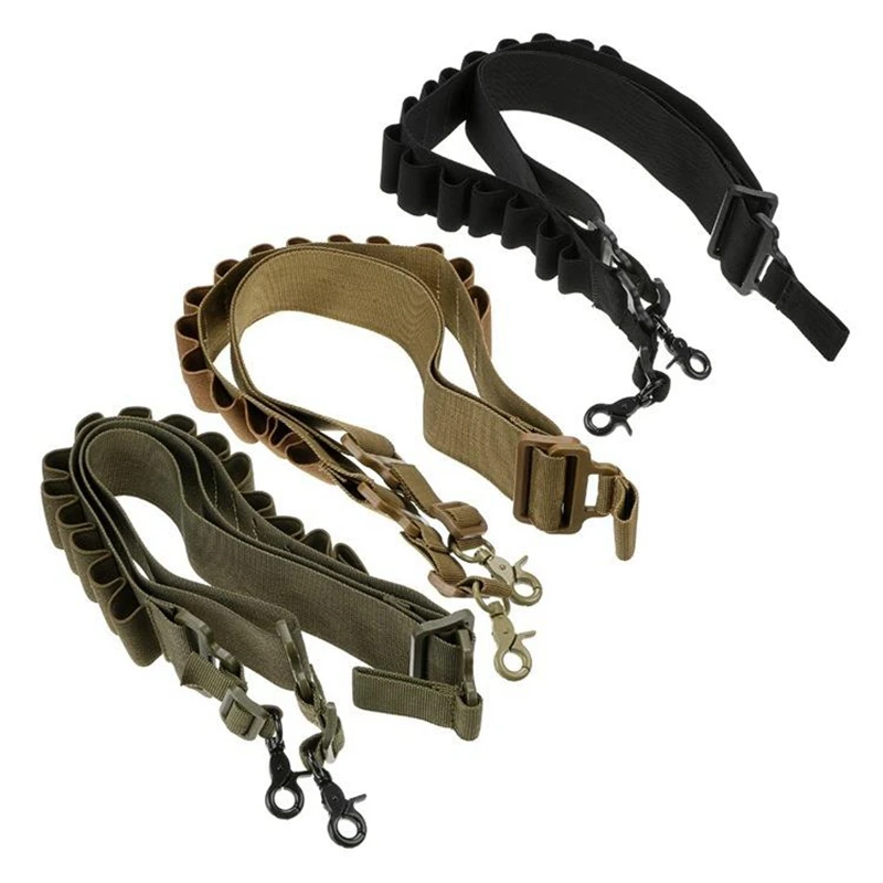 Outdoor tactical hunting outdoor survival Tactical 15 Shell Bandolier Belt 12 Gauge Holder Cartridge Belt