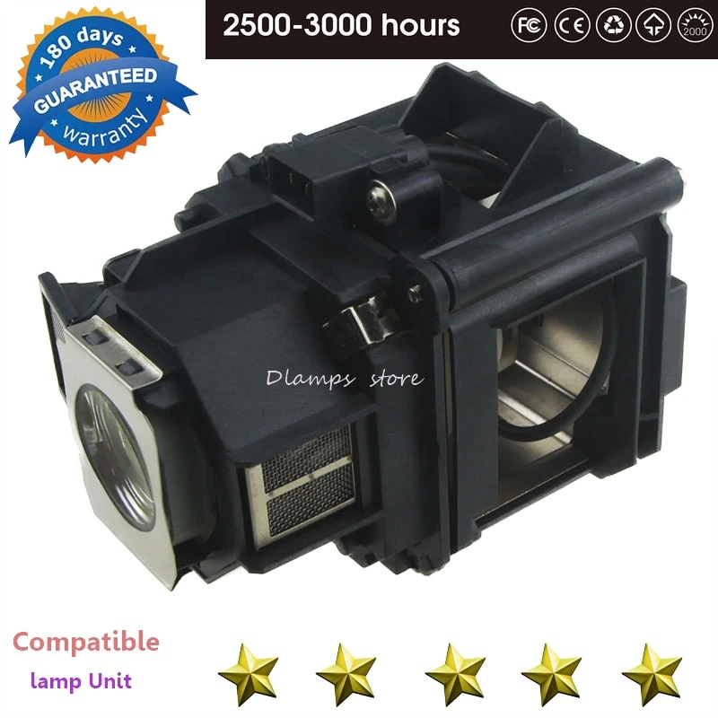 Módulo do projetor para EPSON, EB-G5750WU,EB-G5800,EB-G5900,EB-G5950, EB-C450WH, G5660W, C520XH, V13H010L63, ELPLP63