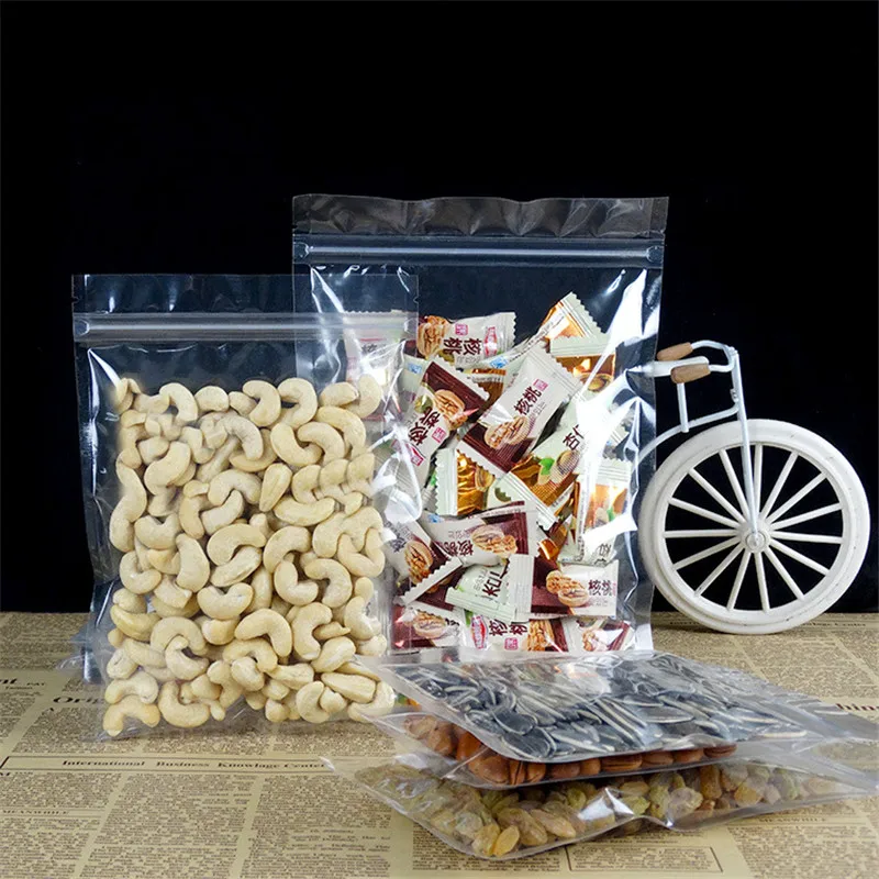 1000pcs/lot Plastic packaging bag transparent Self seal bag opp transparent sealing sealing Pouch tea packaging bag food Pouch