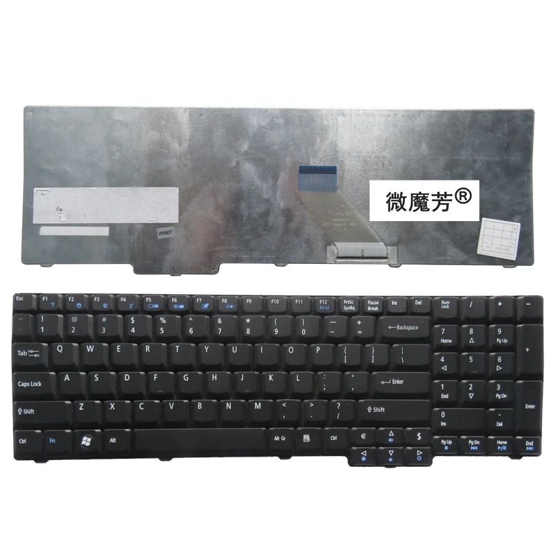 NOWOŚĆ DLA ACER Extensa 5235 5635 9400 7000 7110 9300 7720G 5635G 5635Z 7320 7330 7220 7220Z 7620 7620G 7620Z Klawiatura laptopa US