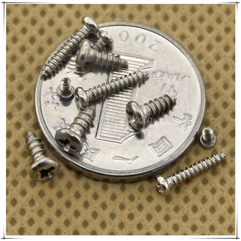 Stainless Steel 304 DIN7981 Cross Recessed Pan Head Self Tapping Screws 1000pcs/Lot