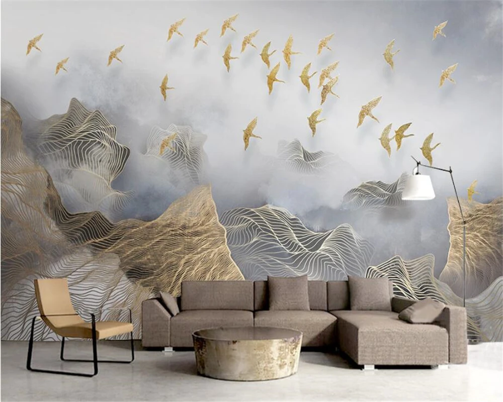 

Beibehang Custom Wallpaper Bar KTV Decoration Background Wall Modern Wind Wood Ring Wood Retro Nostalgic Mural 3d wallpaper