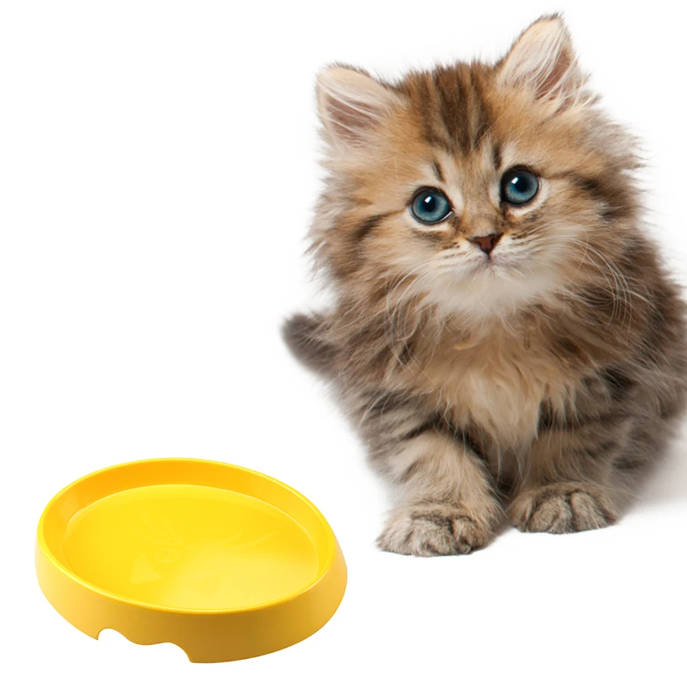 Melamine Plastic Stainless Steel Cat Bowl Cat Feeder Pet Dinner Dish Feeding and Watering