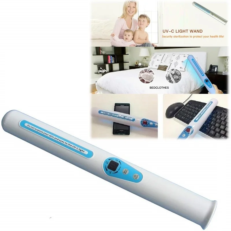 UV Light Sanitizer Wand Ultra Violet Light For Travelling UV Rechargeable Disinfectant For Disinfection Bactericidal Circulation