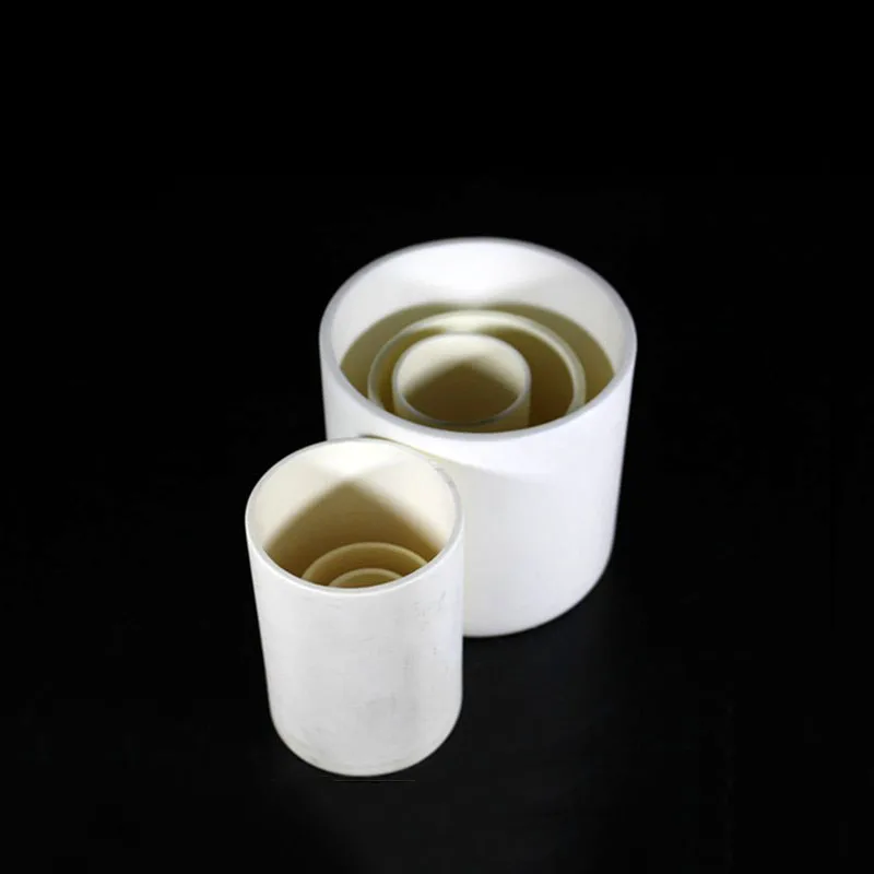 

99.3% alumina crucible with lids / 500ml / cylindrical corundum crucible / ceramic crucible