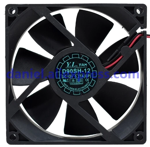 Original y.l.fan D90SH-12 0.27a92259cm2 line chassis cooling fan