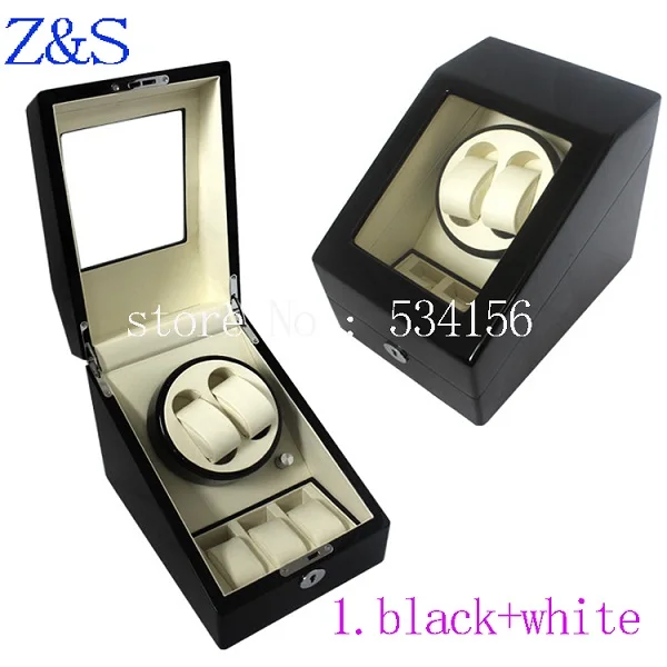 Free shipping 2018 new luxury rotary automatic rotating wooden watch winder display box high gloss piano paint watch winder box