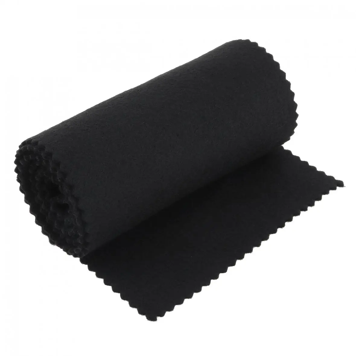 Durable 119 x 14cm Black Soft Piano Key Cover Keyboard Dust Cover