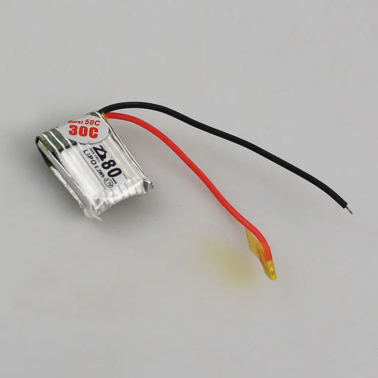 New Hot A In the 80mAh 601419 601520 small UAV toy aircraft 3.7V polymer battery power Rechargeable Li-ion Cell