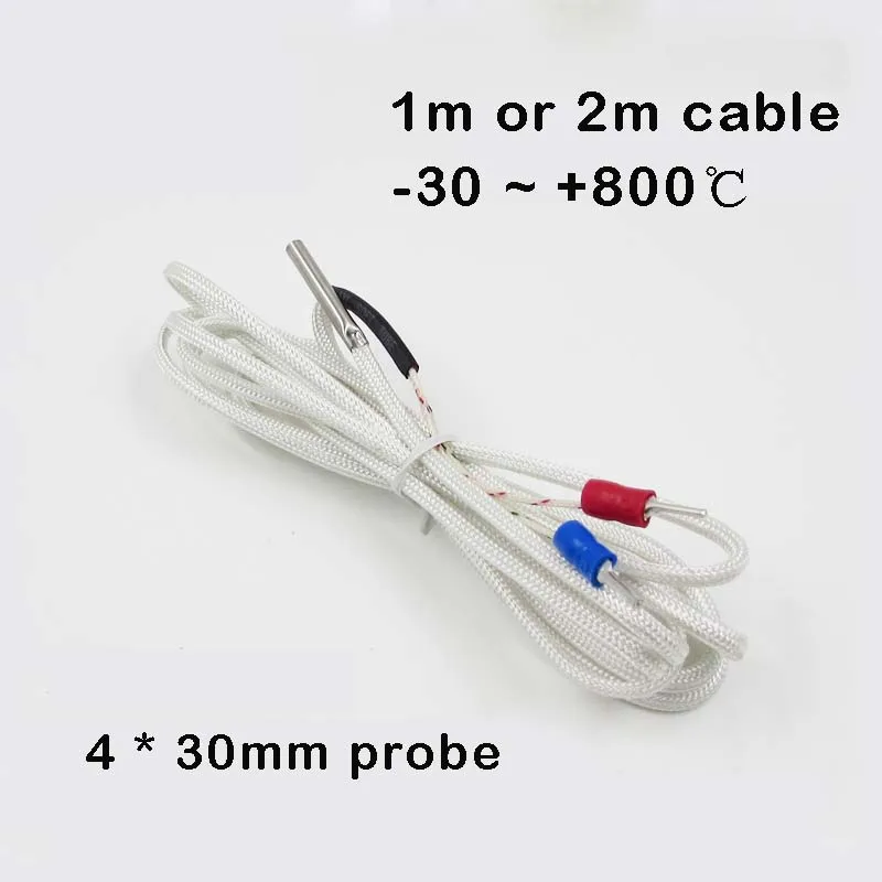 Probe /thread type head thermocouple for -30-800 degree thermometer