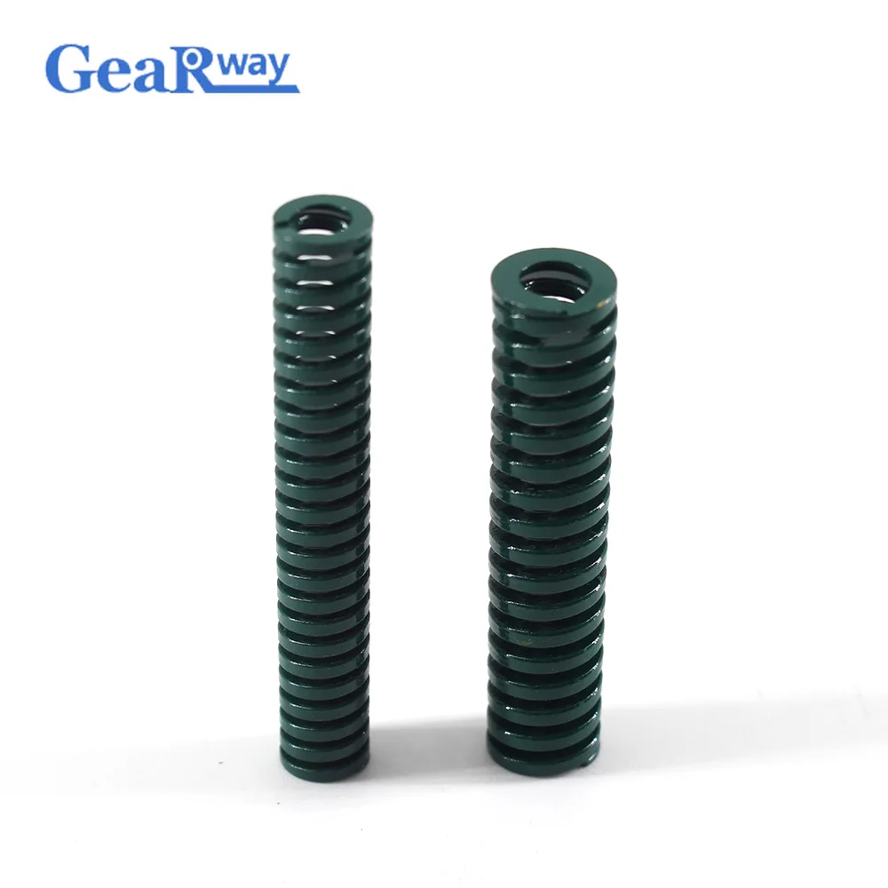 Gearway 2pcs Green Compression Spring Heavy Loading Mould Die Compression Spring TH12x60/12x65/12x70/12x95/12x100mm Mold Spring