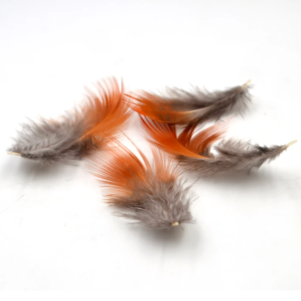 MNFT 20Pcs High Quality Natural Pheasant Herl Feather DIY Fly Tying Material Making Nymph Fishing Fly Material