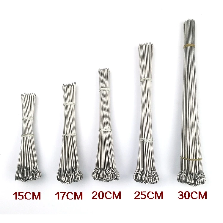 stainless steel goose tail pin roast duck pin meat pin 20cm restaurant use