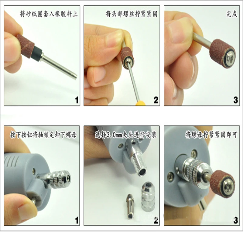 200 pcs 1/2 1/4 dremel 샌딩 슬리브 샌딩 디스크 드럼 샌드 페이퍼 우드 샌드페이퍼 연마 연마 그라인딩 휠 로타리 공구