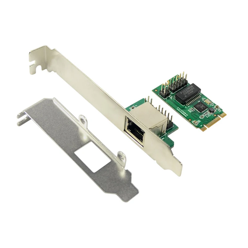 Schede di rete M.2 B-Chiave e M-Chiave per 1 Porta 10/100/1000Mbps Gigabit ethernet Scheda di Rete Internet Lan Network Adapter NUOVO