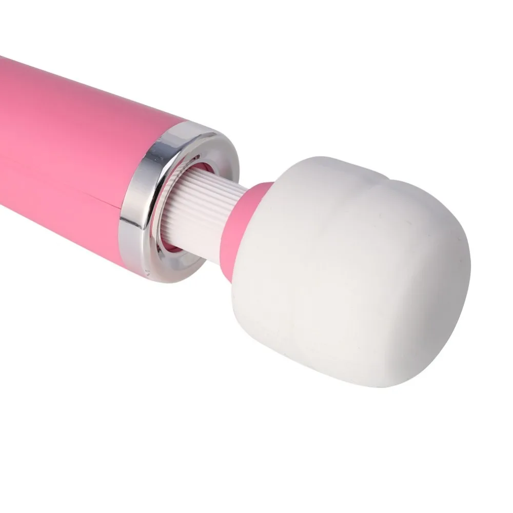 Full Body 10 Speed Magic Wand Massager Foot Head Vibrating Massage EU US Plug White/Black/Pink/Purple