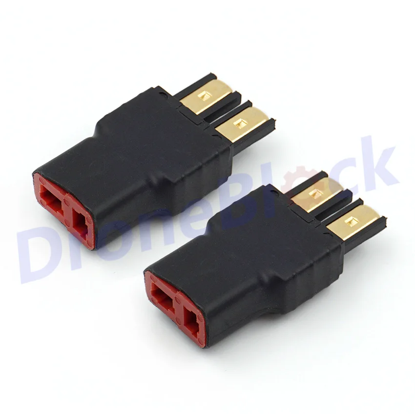 2PCS TRX Traxxas Male to T Plug Deans Female Adapter Connector for Battery RC