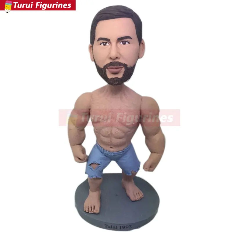 Personalized Gift Clay Figurines Based on Customer Photo Husband Gift Boyfriend Gift Son GIft Boss Gift Father Gift Av