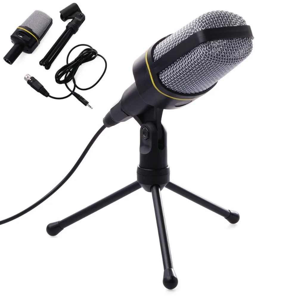 

3.5mm Plug and Play SF-920 Multimedia Microphone Multimedia Sing Studio (black)