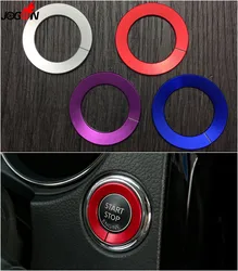 Ignition Engine Start Stop Push Button Cover Ring Trim For Infiniti Q50 Q60 QX60 2014 2015 2016 2017 2018 & Nissan