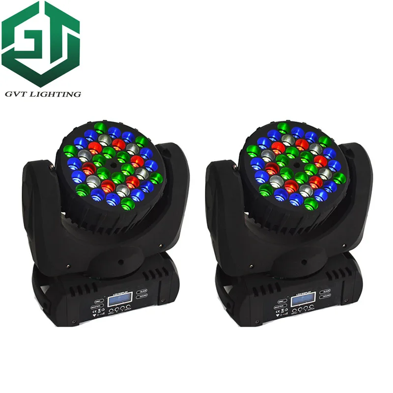 

2pcs/lot RGBW color mixing Cree led 36*3W led moving head wash led lights