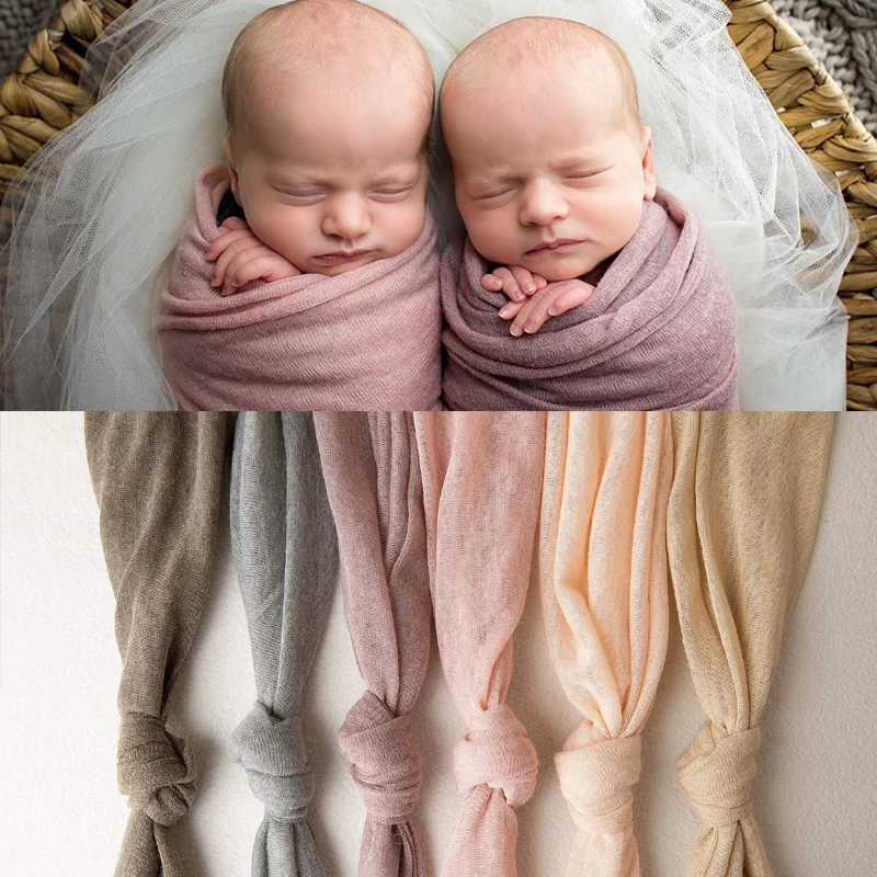 

Newborn Photograpy Props Stretch Soft Wraps Maternity Gown Swaddle Wraps Bebe fotografia props photography for newborn studio