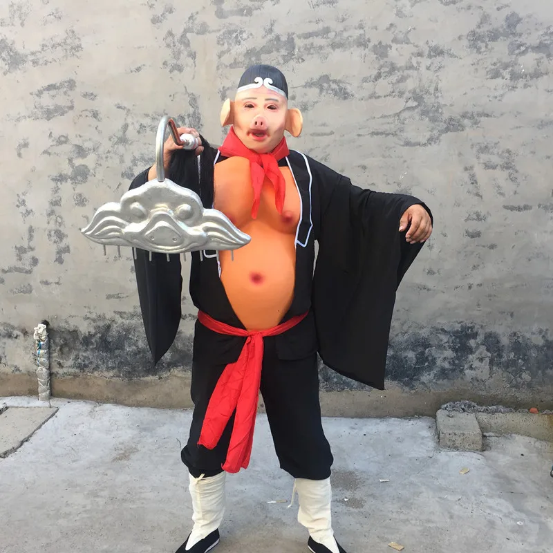 

men's cho hakkai costume pig costumes for adults sun wukong perfprmance funny cosplay clothing joker costume halloween cosplay