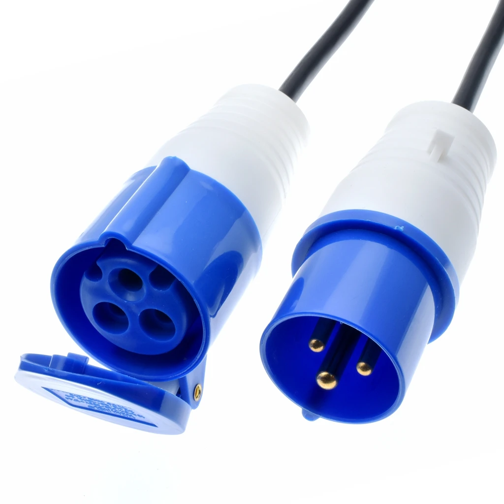 

IEC309 316P6 to 316C6 Extension cords,Extend an IEC 316 power cord. Cables feature a male 316P6 to female 316C6