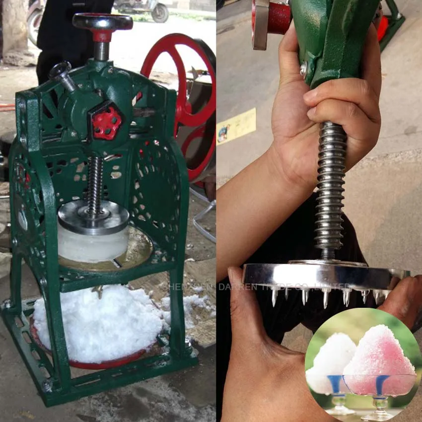 1PC Berkualitas Tinggi Rumah Tangga Komersial Salju Mesin Serut Es Ice Machine Pembuat Profesional Praktis Mesin