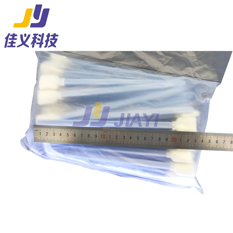 50Pcs/Lot 23cm Long Cleaning Swabs Sponge Sticks Big Foam for Roland/Sky-Color/Wet-Color/Aiifar Inkjet Printer Printhead