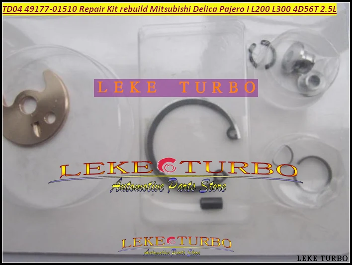 

ww Oil Cooled Turbo Repair Kit rebuild Kits TD04 49177-01510 49177 01510 For Mitsubishi Shogun Delica Pajero I L200 L300 4D56