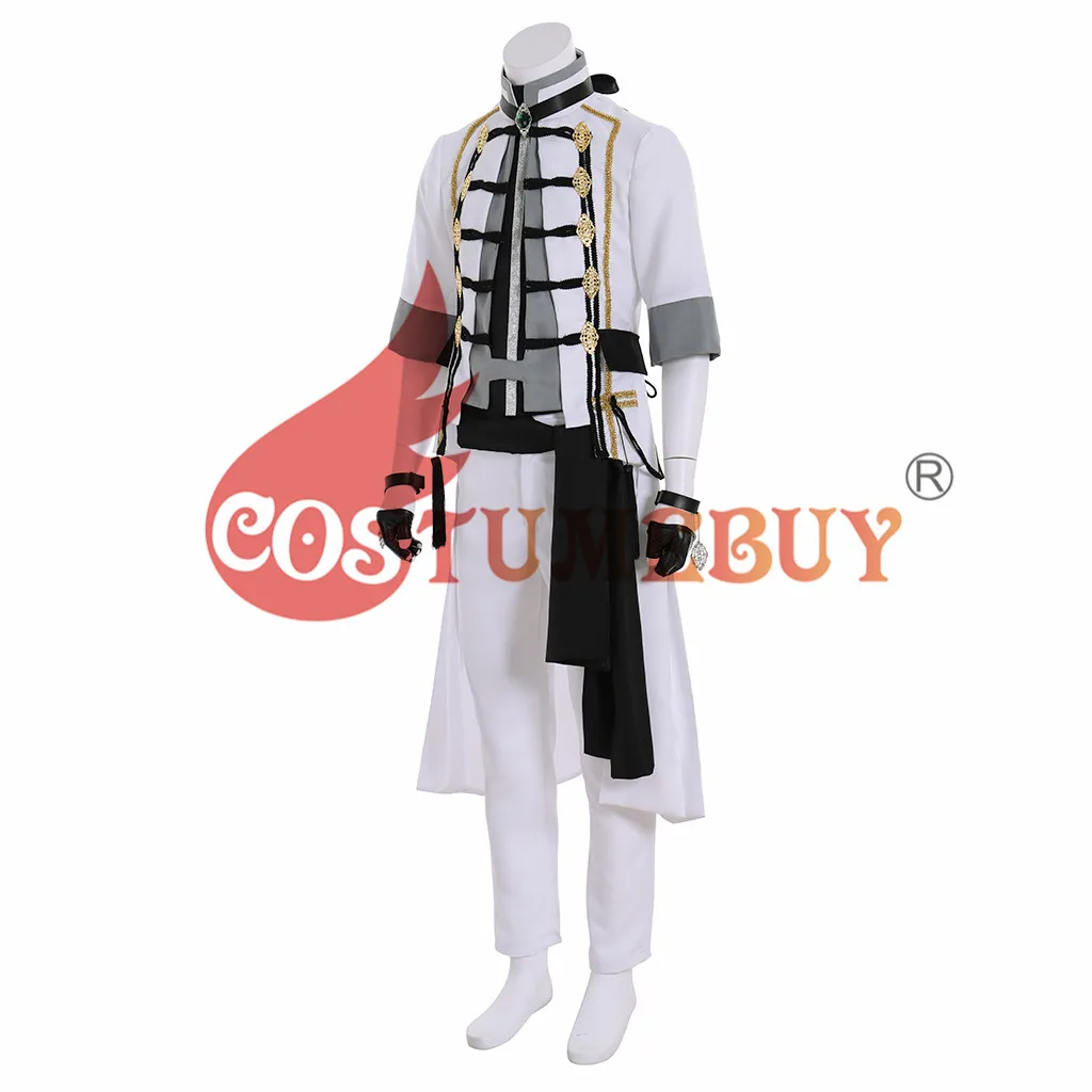 Final Game XIV Fantasy Little Ladies' Day Idols Male 2017 Cosplay Costume Outfit Set White Suit Halloween Custom Made