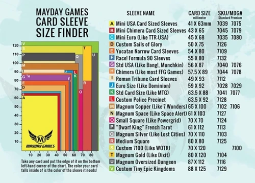 Imagen 2 del producto 200 fundas para juegos de mesa MAYDAY, funda protectora para juegos de cartas, fundas protectoras transparentes para tarjetas