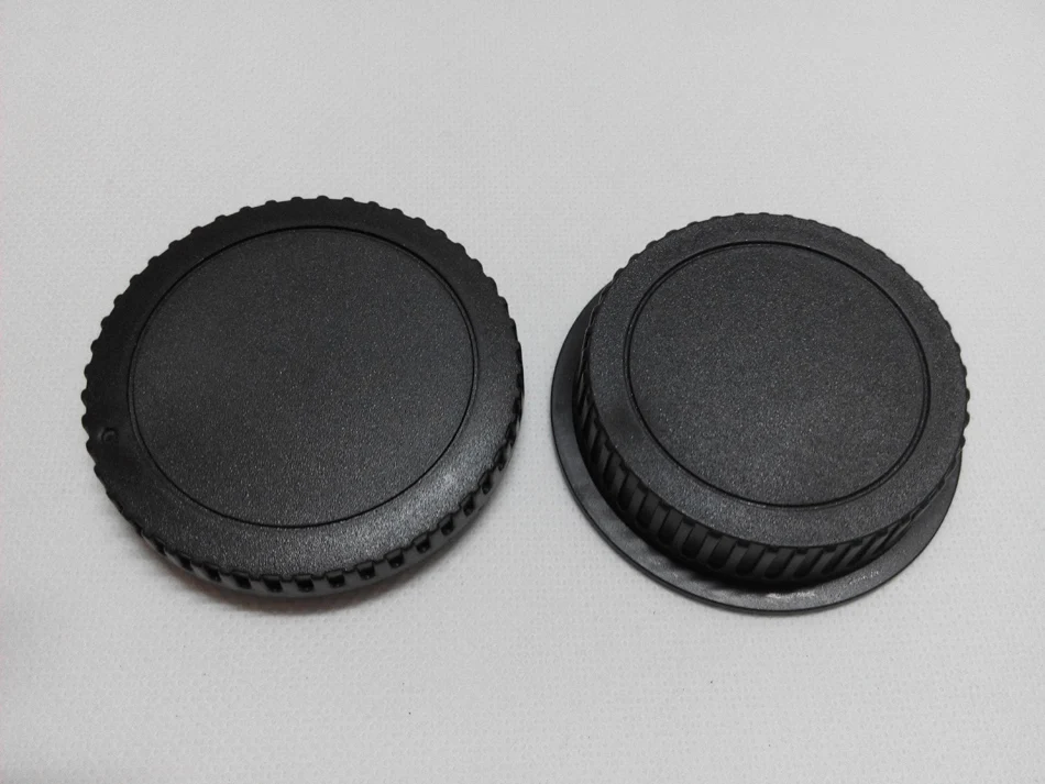 Dla Canon EOS EF/ef-s zestaw montażowy profesjonalna tylna pokrywa obiektywu + korpus aparatu osłona obiektywu NP3201