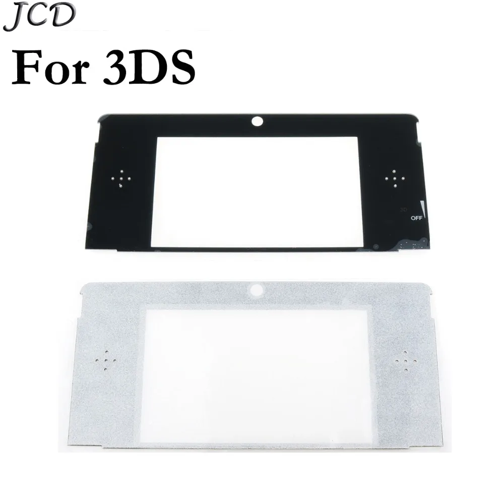 

JCD 30 шт./лот для 3DS пластиковая верхняя передняя рамка для ЖК-экрана крышка объектива для 3DS запасные части