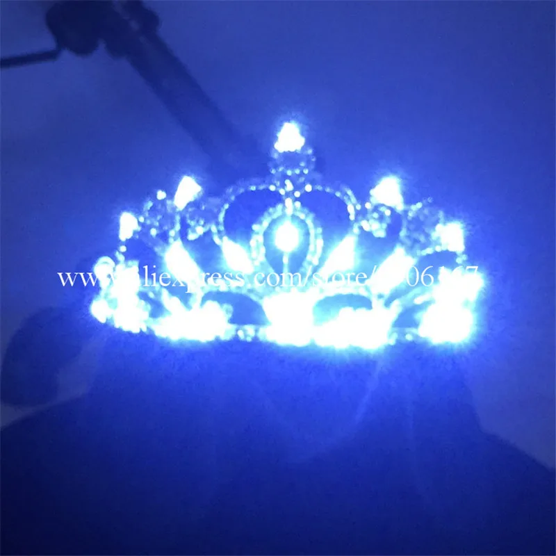 New Led Luminous Headwear Wedding Crown Valentine's Day Gifts For Party Wedding Stage Show