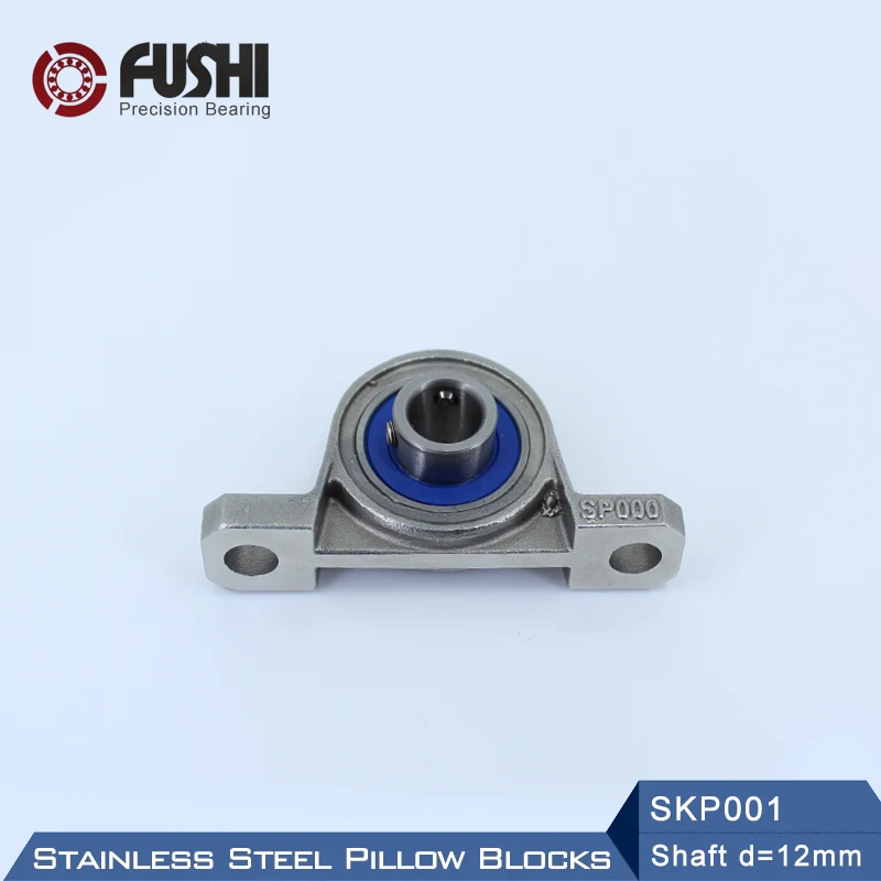 

SKP001 Bearing Shaft 12mm ( 1 Pc ) SSKP001 Stainless Steel Pillow Block S KP001 12 mm Bearings