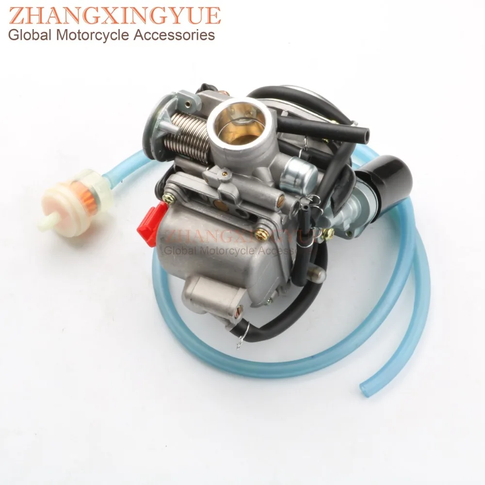 PD24J Carburetor for Kymco Agility 125 City Super 8 Like 125cc GY6 125 150 152QMI 157QMJ ATV Scooter 4T