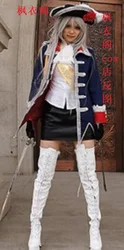 APH Prussia Cosplay Costume set with hat Custom Any Size 110