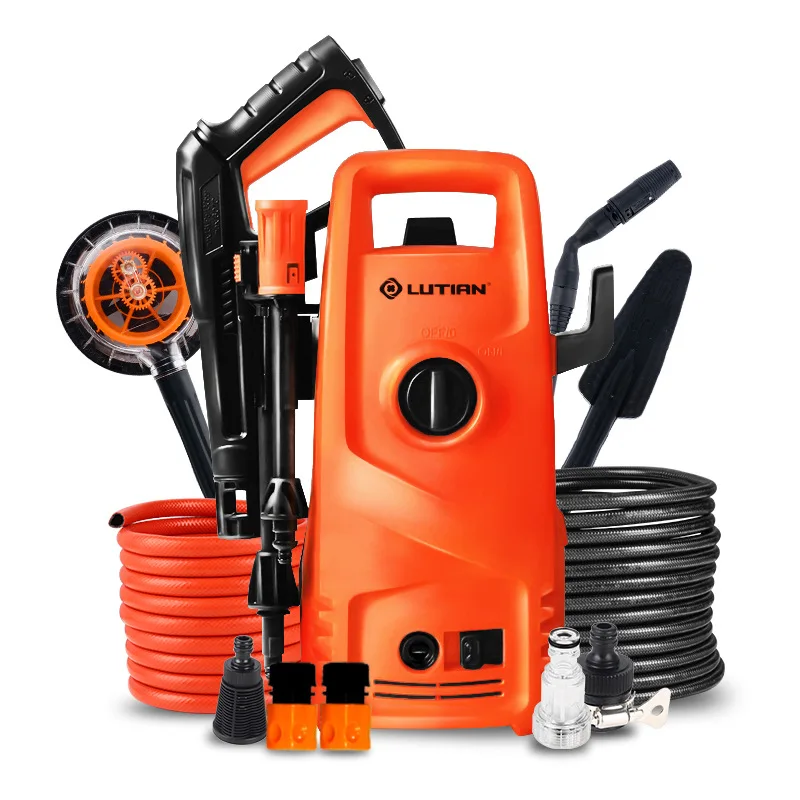 

Lutian LT-202 High Pressure Washer 100bar 5.5LPM Electric Car Washer 220V 1.2KW Portable Washing Machine Household Cleaning Tool
