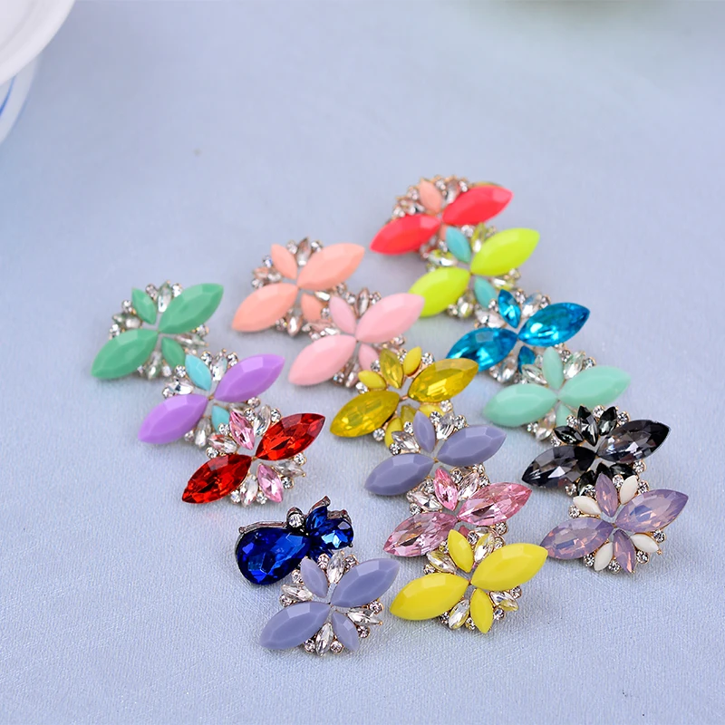 LUBOV Fashion Elegant Opal Stone Stud Earrings Crystal Earrings for Women Christmas party Trendy Gold Color Earring Jewelry 2019