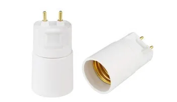 10pcs/lot high quality G12 to E27 base adapter converter E27 to G12 Lamp Holder Converter free shipping