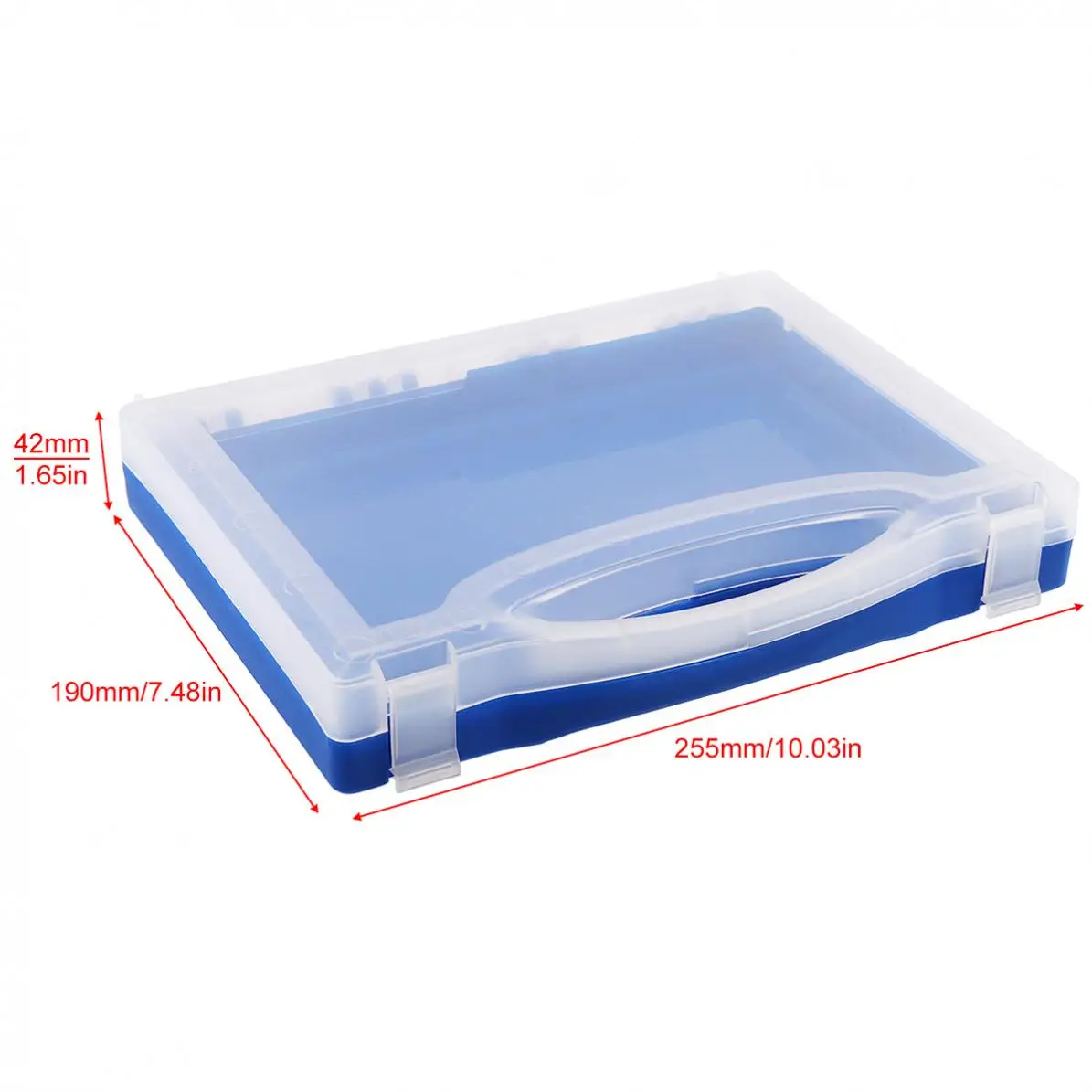 10 Inch PP Portable Multifunctional Sample Tool Box Storage Box with 255mm Length and 190mm Width for Hardware Accessories