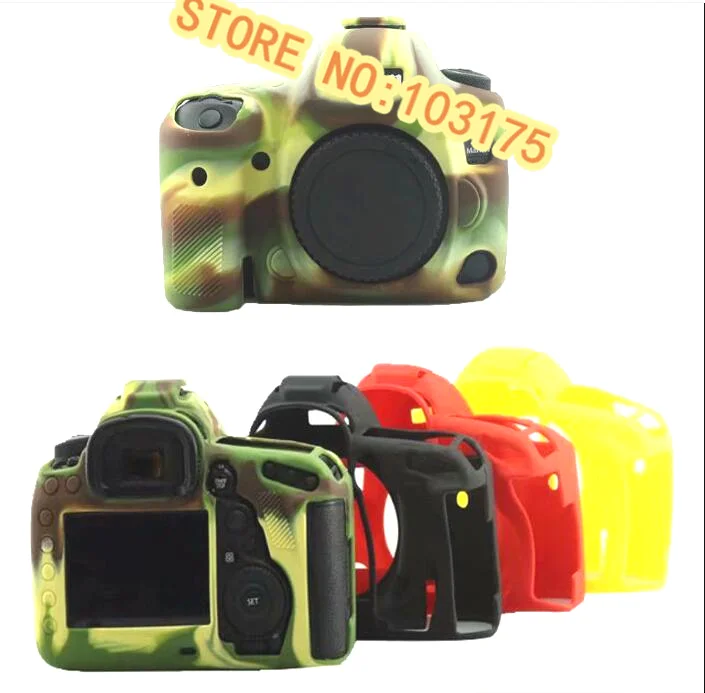 Novo caso de silicone macio saco protetor borracha para canon 5d4 capa câmera cas